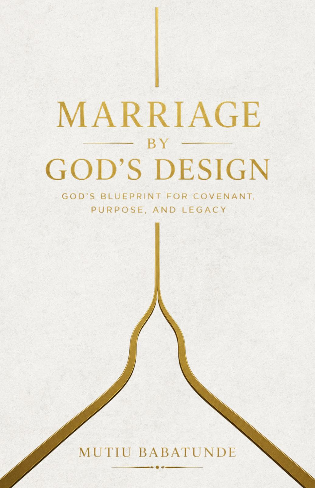 Cover of Marriage by God’s Design by Mutiu Babatunde
